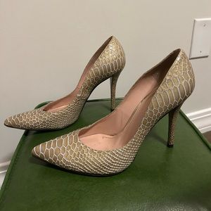 Stuart Weitzman Snakeskin Stilettos